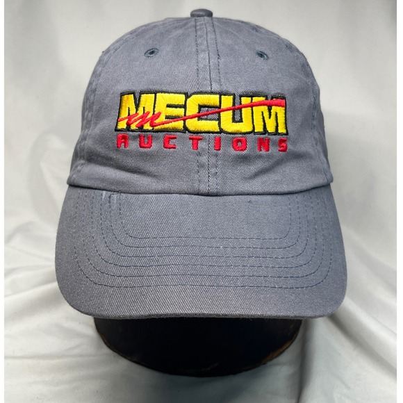 Kc Caps Other - Mecum Auctions Hat Gray KC Caps Embroidered Sold Logo Adjustable Dad Cap Mens